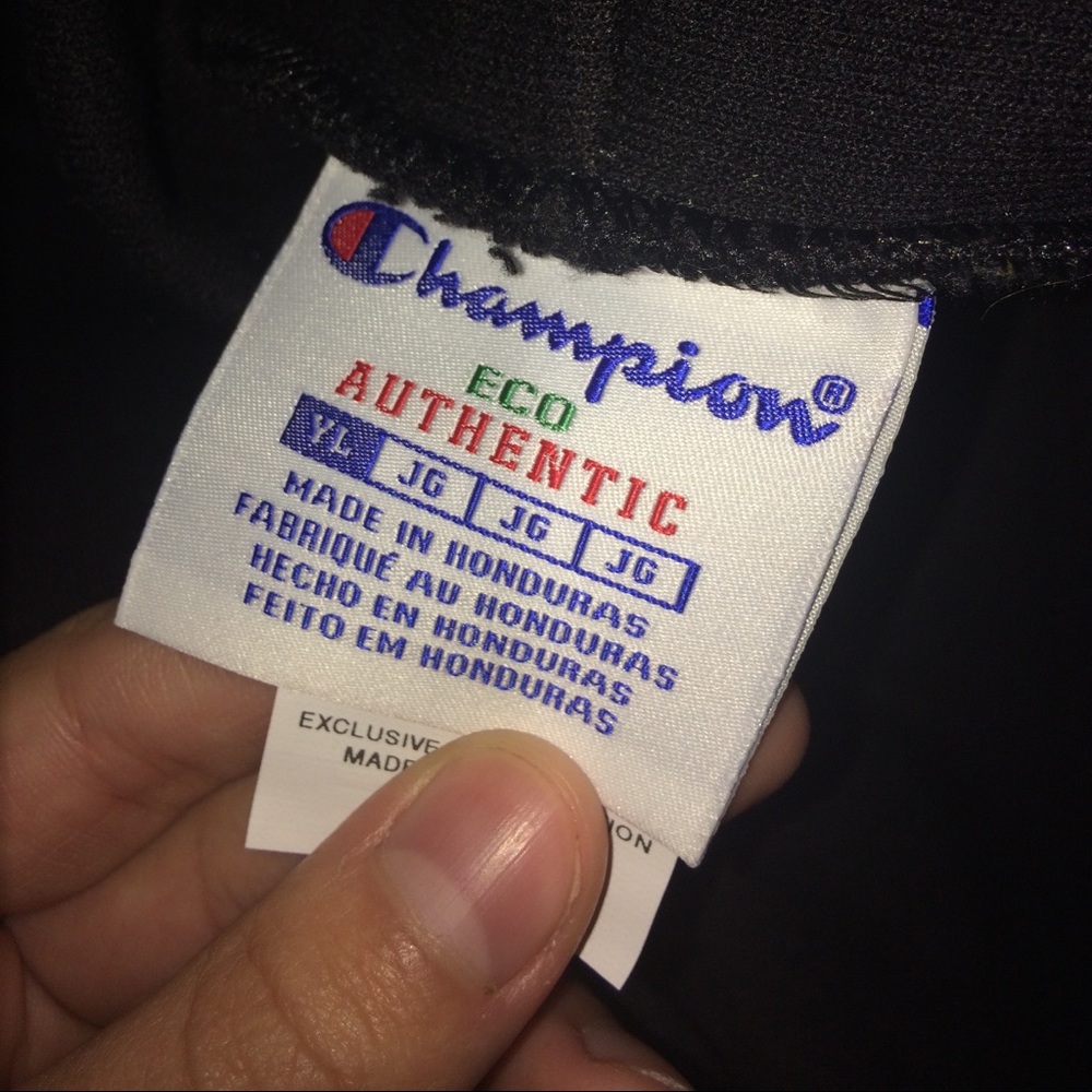 authentic champion sweater